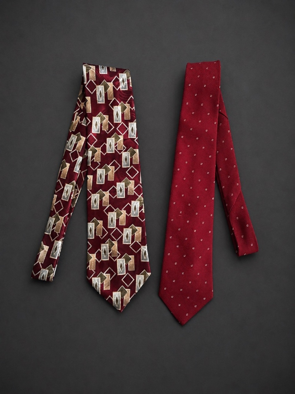 Set of 2 NeckTies by "Wembley" & "Bellini De Roma"